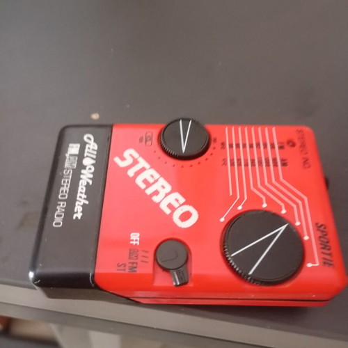 Portable stereo cassette player, collectible