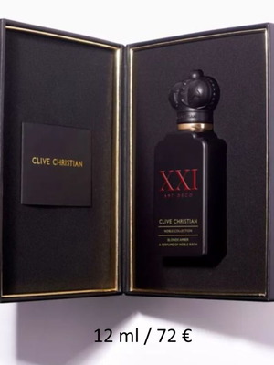XXI Art Deco Blonde Amber by Clive Christian decant 12 ml new