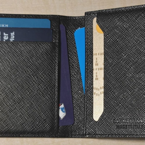 Montblanc Card Holder 4CC Sartorial Leather wallet