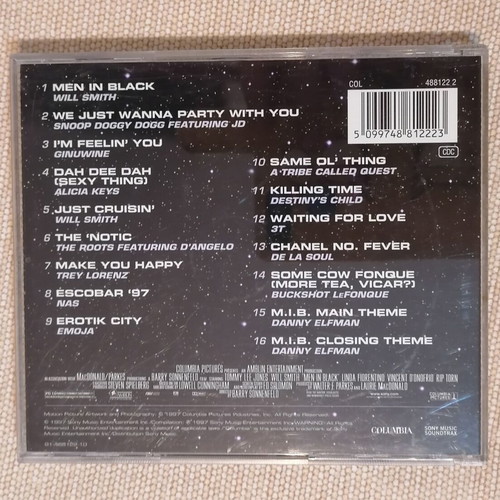 Men in Black Original Motion Picture Soundtrack CD like new