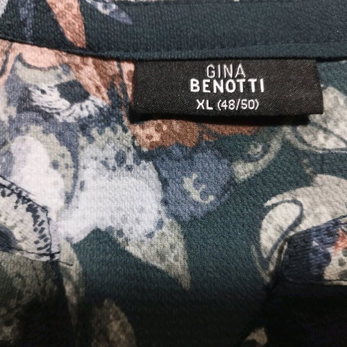 Gina BENOTTI floral tunic dress like new, plus size 48 50