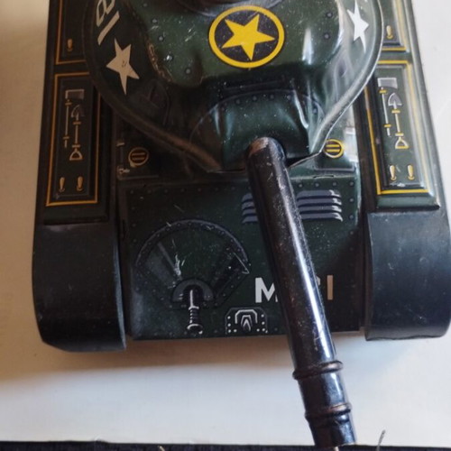 Tank M-81 Masdaya tin toy 1960s used