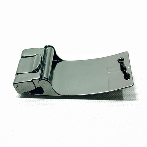 Boss leather belt gift set with 2 interchangeable gunmetal buckles