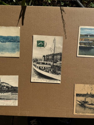 Σπάνιο vintage σετ καρτ ποστάλ καραβιών σαν καινούργιο, συλλεκτικό
