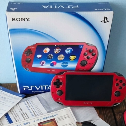 Sony PlayStation Vita PCH-1000 Cosmic Red console