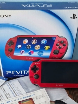 Sony PlayStation Vita PCH-1000 Cosmic Red console