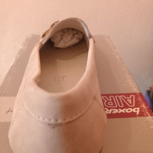 Boxer ballerinas new, size 37, beige leather