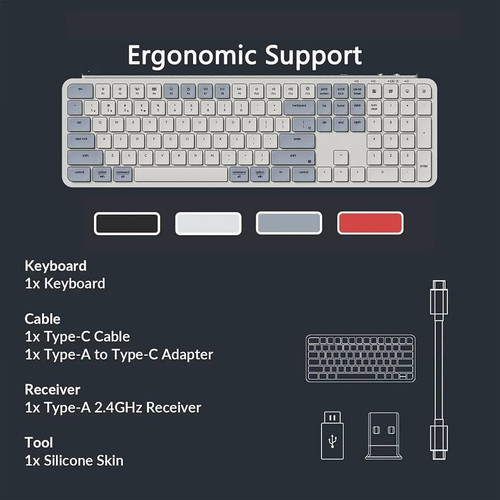 Keychron B6 Pro wireless full-size ultrathin keyboard new
