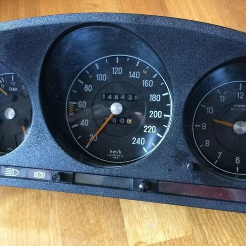 VDO Mercedes S Class w116 instrument cluster used