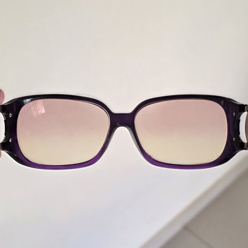 Chanel vintage sunglasses used, purple