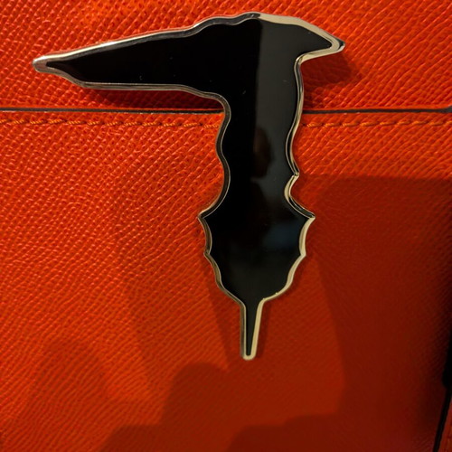 Trussardi Tote bag like new, red shoulder bag
