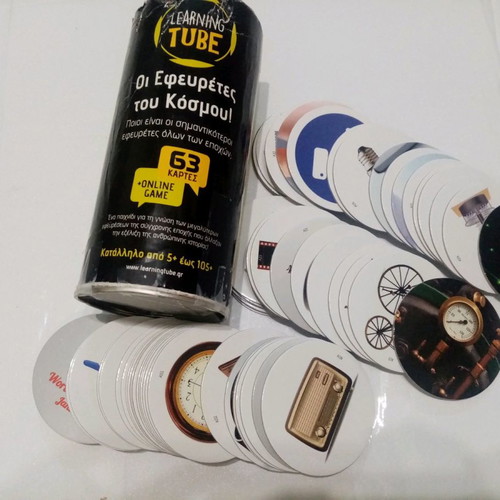 Learning Tube The Inventors of the World card game with excellent cards
