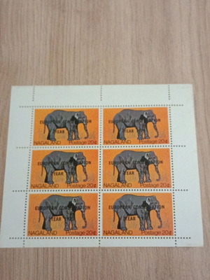 India stamps new, sheet of 6 from 1970