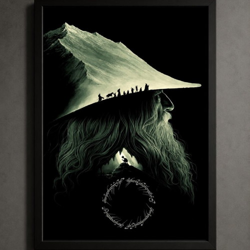 The Lord Of The Rings framed art print new