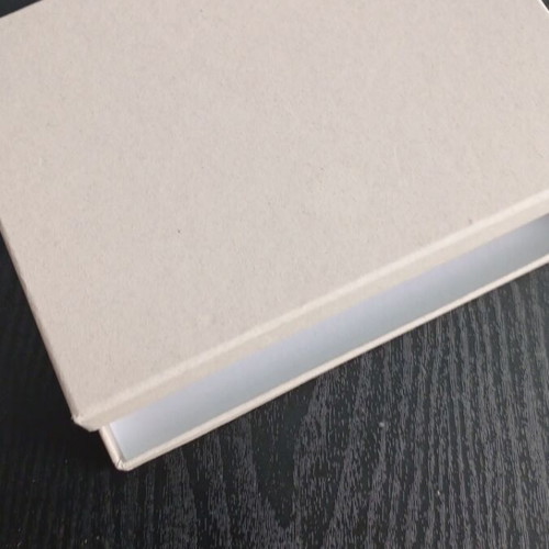 Paper gift box beige, dimensions 19H x 14W x 2.5D, new