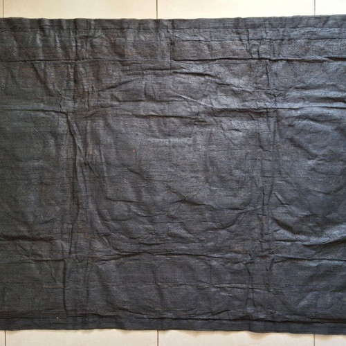 Vintage Burmese Kalaga Tapestry 92x137cm embroidered wall hanging used
