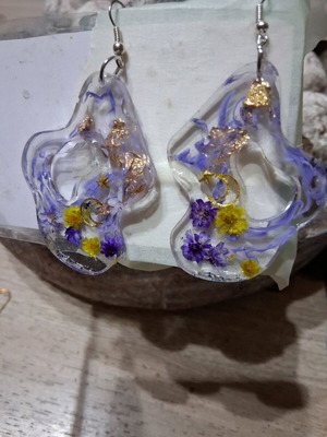Handmade earrings multicolored new