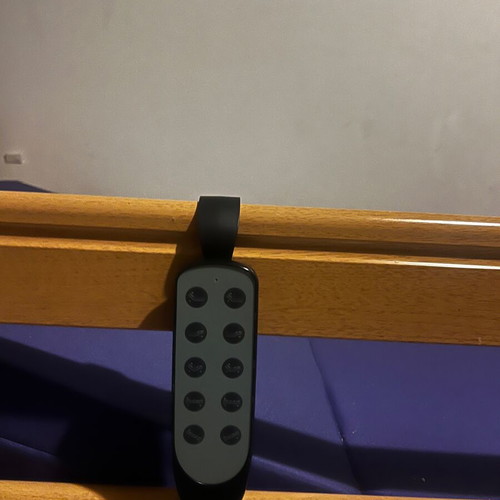 Electric hospital bed with wooden frame, like new