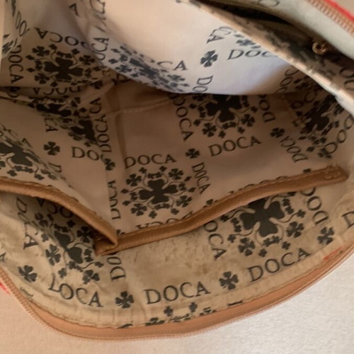 Doca shoulder bag brown and red like new