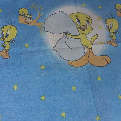 Tweety Bed Sheet Set for Single Bed used, cotton