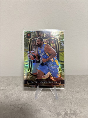 2025-26 Select EuroLeague Green Camo Prizm #141 Sofoklis Schortsanitis card