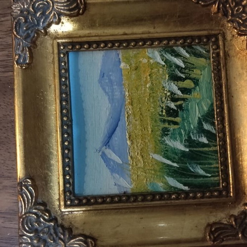 Oil painting set like new, pack of 5