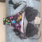 7-piece new swimwear set Muse Clothing, black and beige