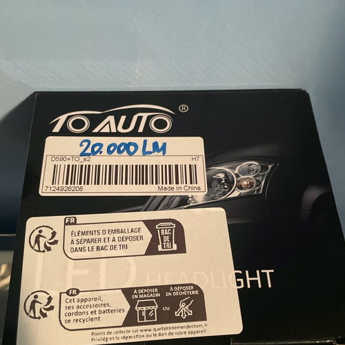 H7 car headlights canbus new, 20,000 lumens