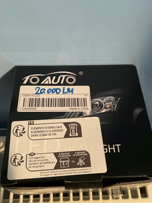 H7 car headlights canbus new, 20,000 lumens