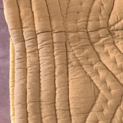 Heavy gold quilt used, vintage style 1.60x1.80