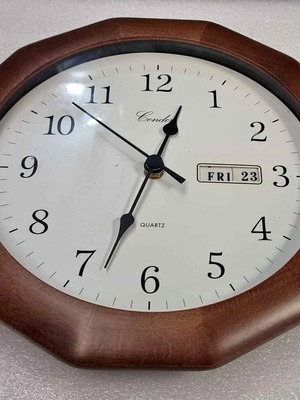 Classic wooden wall clock Condor Italy 29cm like new
