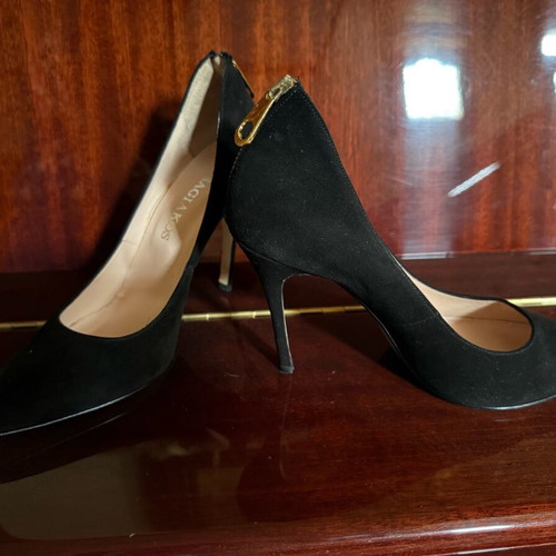 Sagiakos pumps new, leather, black, size 39