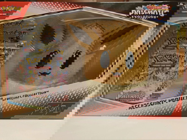 Pokemon Prismatic evolutions accessory Pouch special collection
