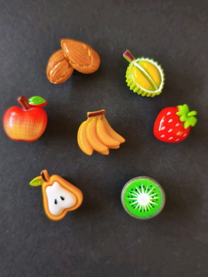 Crocs Charms Foodie Healthy Food set brand new, multicolor