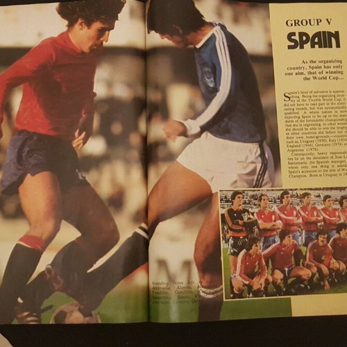 World Cup Spain 1982 album like new, English edition
