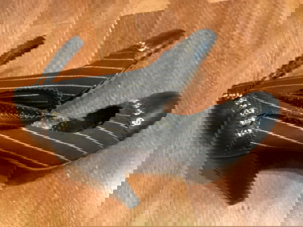 Γόβες, ύφασμα-δέρμα