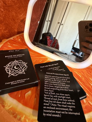 Book of Spells Ancient Magic Cards like new