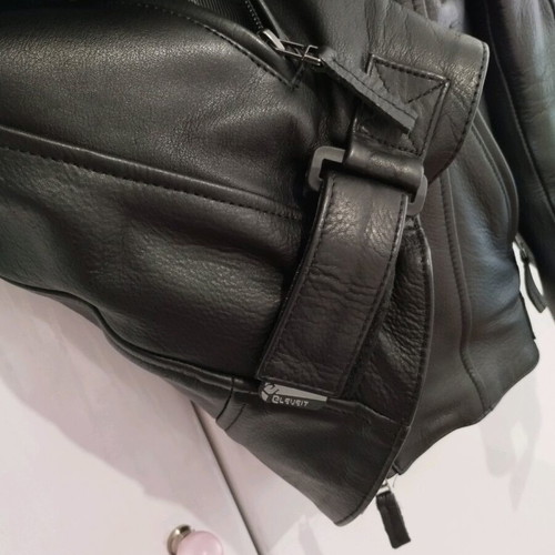 Eleveit women's leather motorcycle jacket, like new