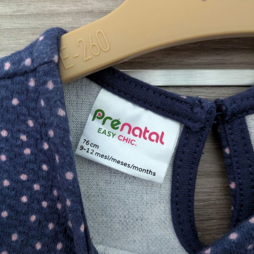 Children's dress blue with pink polka -  5,00 - Vendora.cy