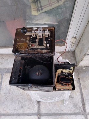 Morse signal machine used, portable pager