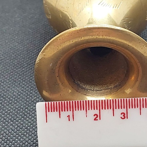 Brass vase 14 cm like new