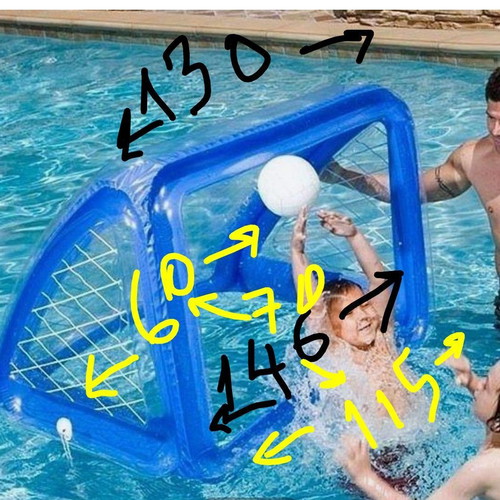 Intex inflatable water polo goal