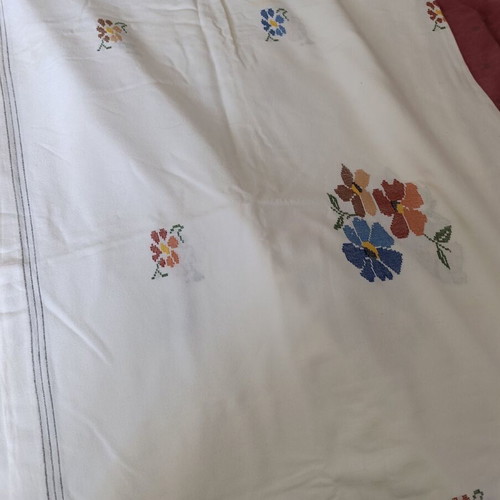 Cretan handmade woven table linens like new