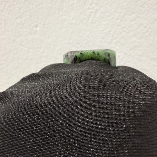 Crystal ring from ruby zioside new, multicolor