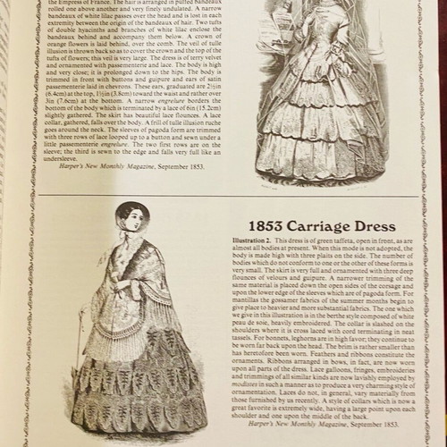 Bridal Fashions Victorian Era book used, English
