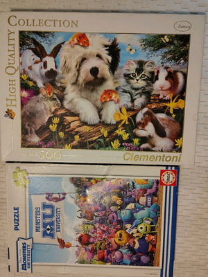 Puzzle used, 2 pieces, may have missing parts