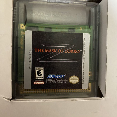 The Mask of Zorro Game Boy Color game
