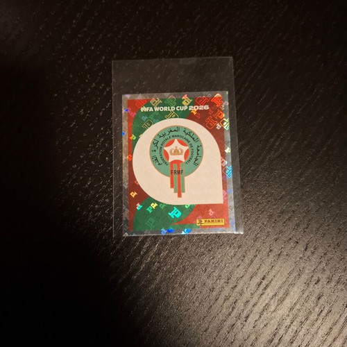 Morocco Emblem FIFA World Cup 2026 Panini Sticker new