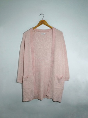 Colloseum pink cardigan used, size S