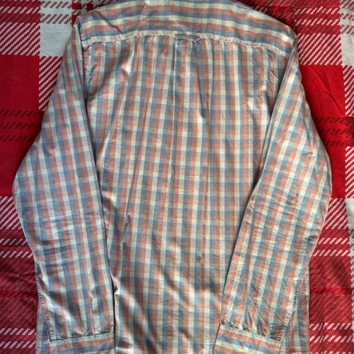 H&M Men's Checkered Shirt Medium Slim Fit like new